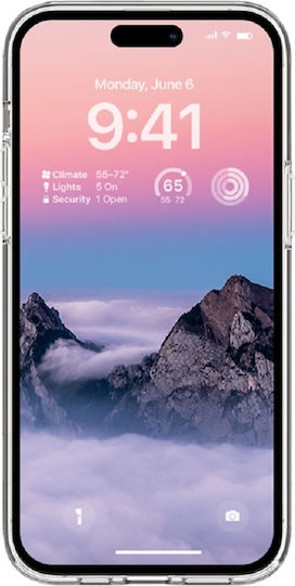 Crong Clear MagCover Back Cover Σιλικόνης Διάφανο (iPhone 14 Pro Max)