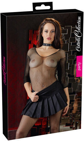 Cottelli Collection Gefalteter Minirock Sexy Röcke Schwarz