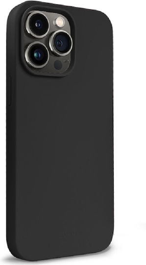 Crong Color Premium MagSafe Back Cover Σιλικόνης Μαύρο (iPhone 14 Pro Max)