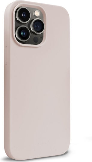 Crong Color Premium MagSafe Back Cover Σιλικόνης Pink Sand (iPhone 14 Pro)