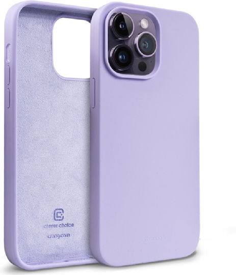 Crong Color Premium Back Cover Σιλικόνης Μωβ (iPhone 14 Pro)