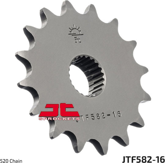 JT Sprockets Γρανάζι Μπροστά 16 Δοντιών για Yamaha XJ