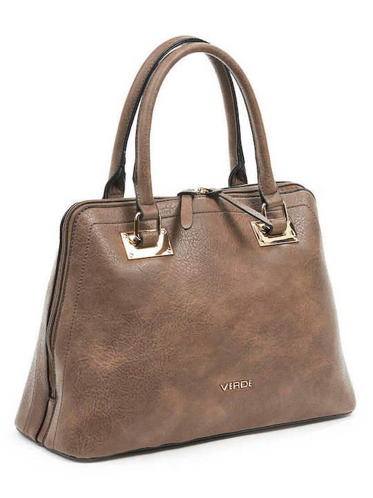 Verde Damen Tasche Hand Khaki