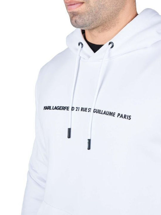 21 Rue Stguillaume Hanorac cu Glugă Alb