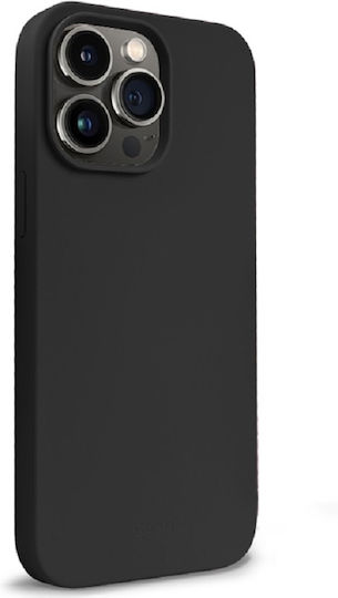 Crong Color Premium Back Cover Silicone Black (iPhone 14 Pro Max)