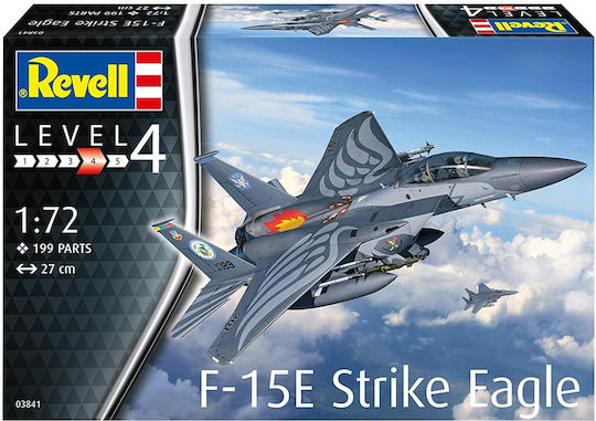 Revell F-15E Strike Eagle Modeling Figure Airplane 199 Pieces in Scale 1:72
