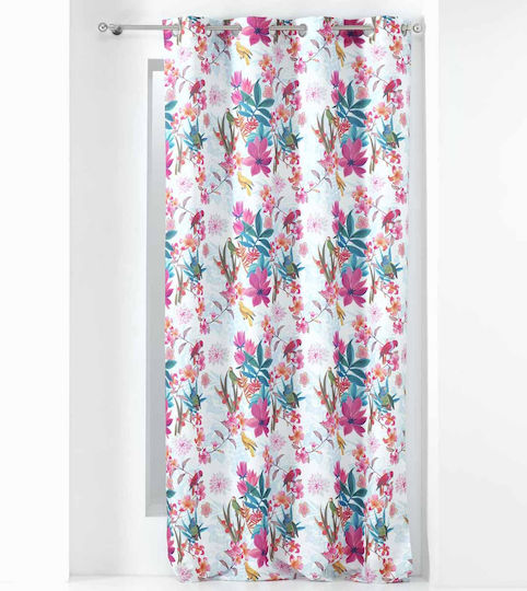 L-C Exotic Paradise Rideau mit Grommets Weiß 140x260cm