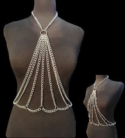 Schneider Electric Schneider Electric Leder- und Latex-Outfit Damen Unterwäsche Silber