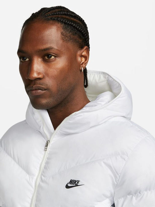 Geci Bărbați Storm-Fit Primaloft Iarna Puffer Waterproof și cu Protecție Împotriva Vântului Alb