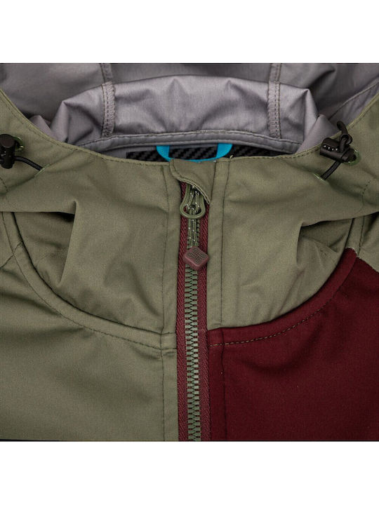 Beltra Winter Jacket Softshell Waterproof and Windproof Khaki