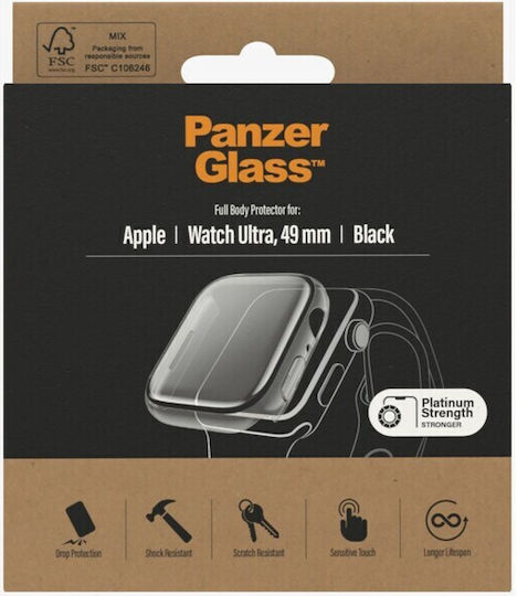 PanzerGlass Full Face Tempered Glass για το Apple Watch Ultra 49mm 1τμχ 3678