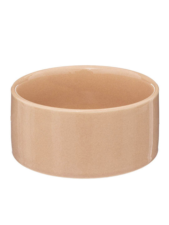 Secret de Gourmet Ceramic Dessert Divided Serving Tray with 4 Slots Beige Ø33cmxY10.5cm 5pcs