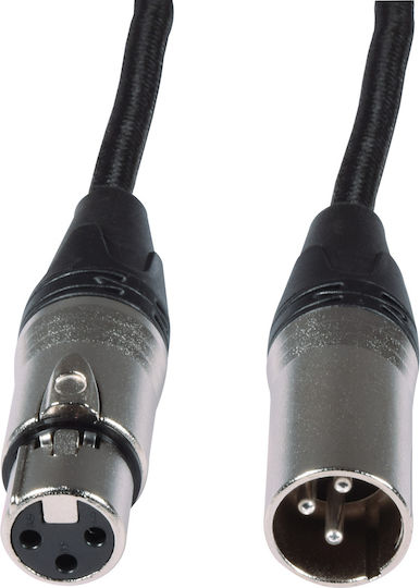 Citronic Cable XLR male - XLR female Μαύρο 1.5m 190.266UK