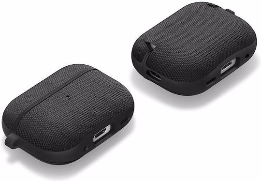 Spigen Urban Fit Case Silicone with Hook in Black color for Apple AirPods Pro 2