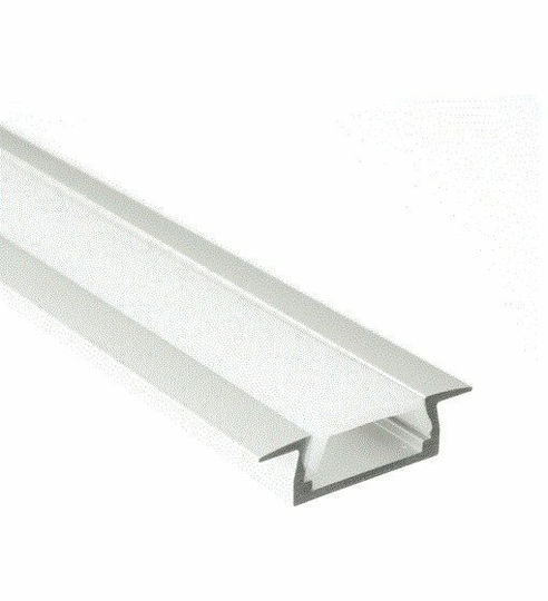 Finetto Walled Aluminum Profile for LED Strip with Transparent Cover 300cm