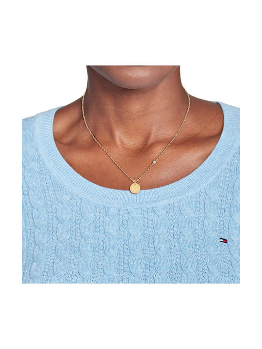 Tommy Hilfiger Halskette aus Vergoldetem Stahl Tommy Hilfiger Halskette aus Vergoldetem Stahl