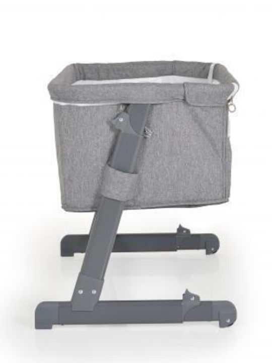 Cangaroo Λίκνο Connect Us Grey με Στρώμα