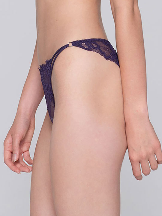 Daisy Women's Brazil with Lace Purple