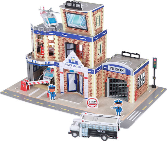 Fiesta Crafts Παιχνίδι Κατασκευών Χάρτινο Police Station