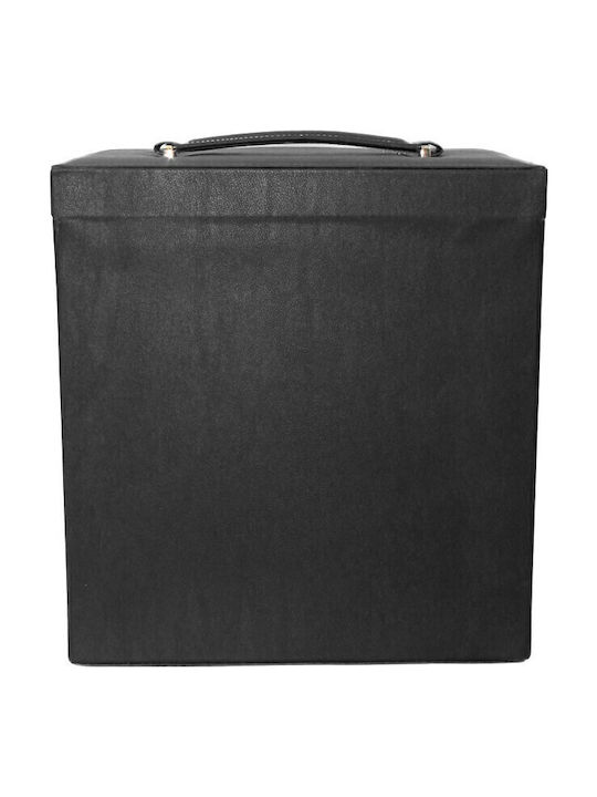 Metallic Jewellery Box Black 30x17x31cm Metallic Jewellery Box Black 30x17x31cm