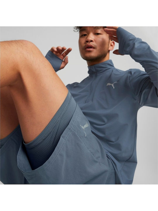 Run Fav 2 In 1 Sports Men's Shorts Navy Blue
