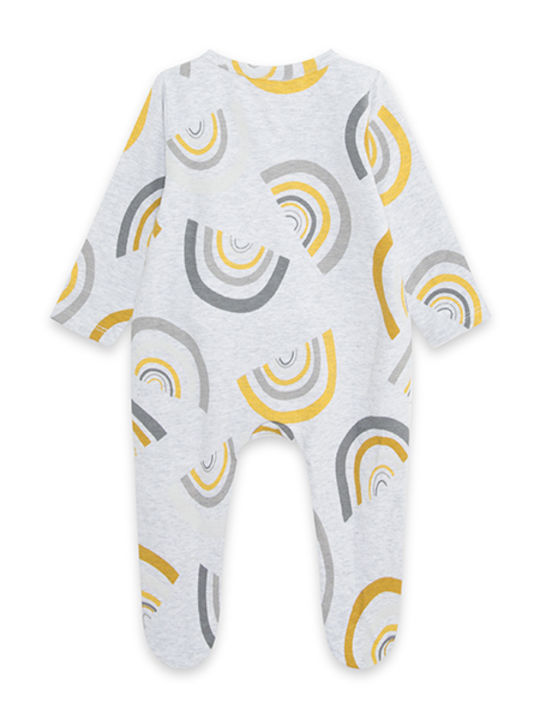 Tuc Tuc Rainbow Baby Bodysuit Set Long-Sleeved Gray