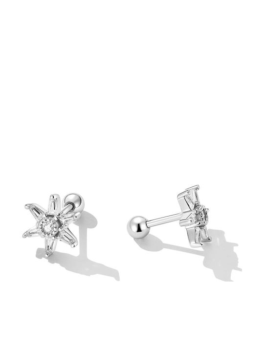 Bamoer Earrings made of Silver with Stones Bamoer Earrings made of Silver with Stones