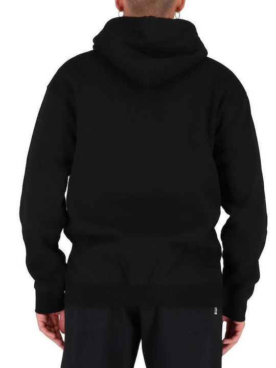 HUF H Dog P Men's Sweatshirt with Hood and Pockets Black