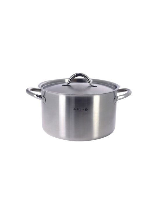 De Buyer Prim Appety Tiefer Edelstahl-Topf 16.1Es / 32cm