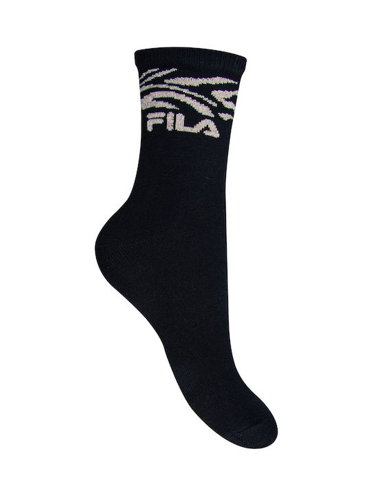 Fila Plain Sportsocken Schwarz 1 Paar