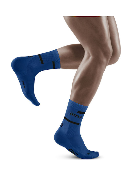 CEP Mid Cut V4 Athletic Socks Blue 1 Pair