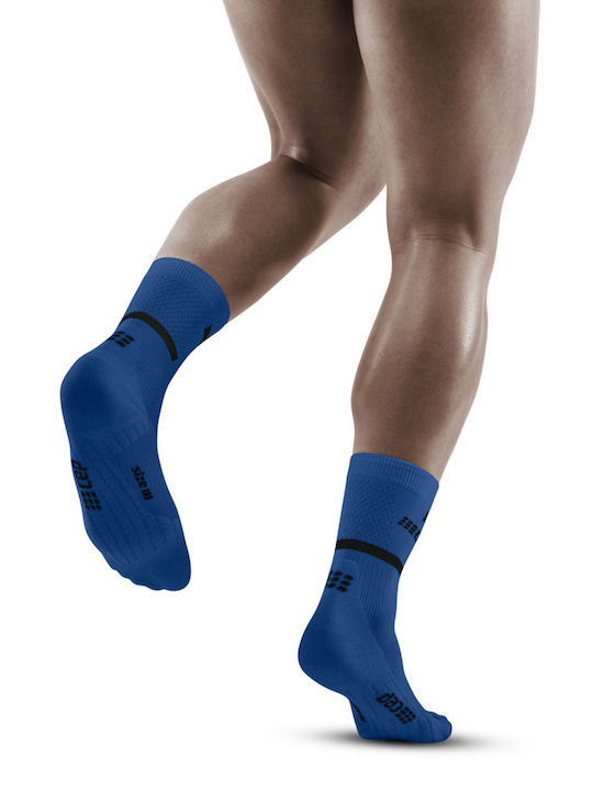CEP Mid Cut V4 Athletic Socks Blue 1 Pair