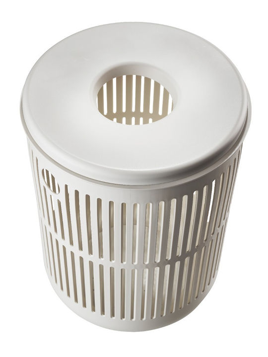 Zone Denmark Ume Soft Coș De Rufe Din Plastic 60 L Cu Capac 40x40x54 Cm Gri