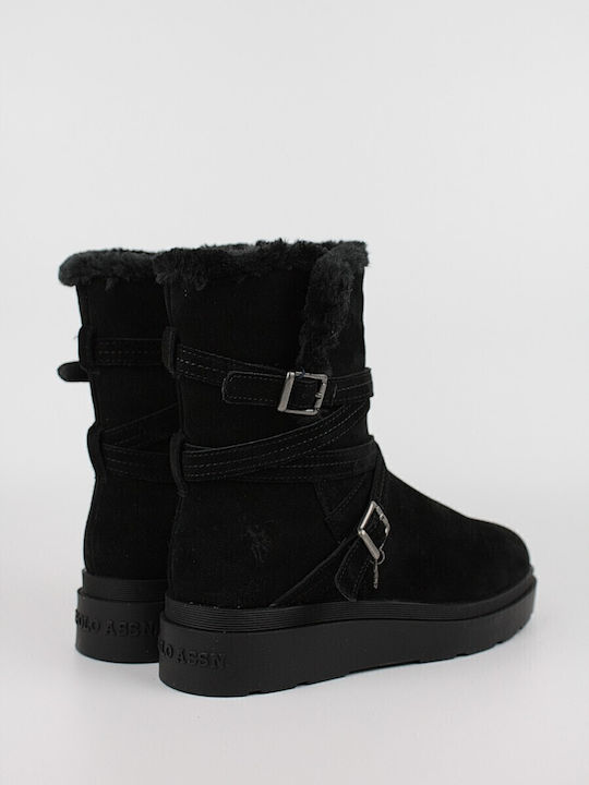 Penny Suede Γυναικεία Chelsea Μποτάκια Μαύρα