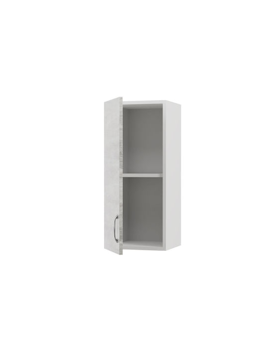 Horizont Wall Cabinet Gray L30xW30xH72cm