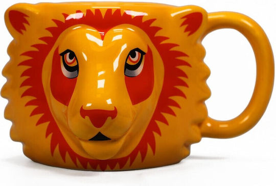 Graffiti Gryffindor Lion Becher Keramik Gelb