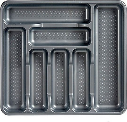 BigBuy Divizoare de sertar Plastic în Gri Culori 39x42.5x4.5cm BigBuy Divizoare de sertar Plastic în Gri Culori 39x42.5x4.5cm