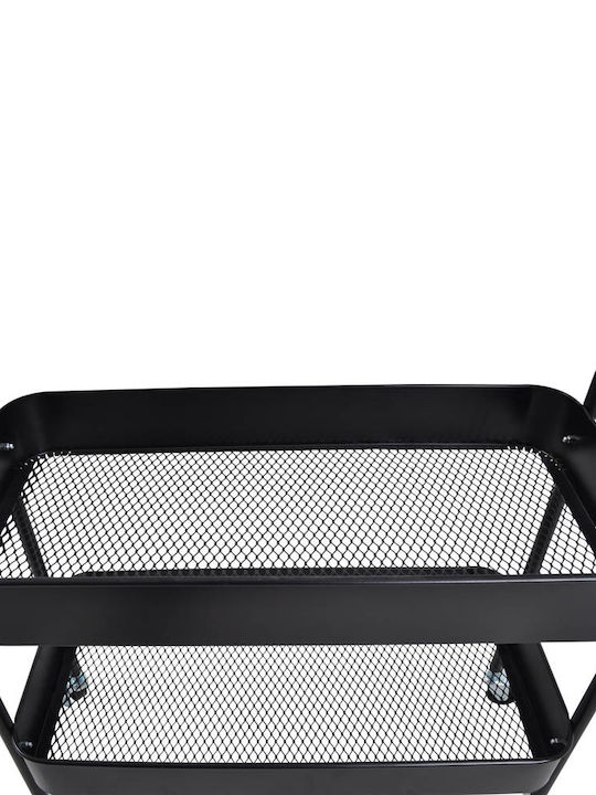 Ankor Rollbar Kleiderständer Schwarz 67x30x159cm