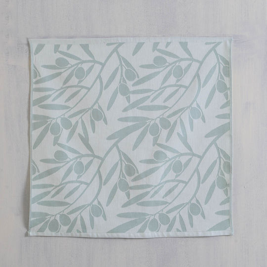 Rythmos Gaia Handtuch aus 100% Baumwolle in Weiß Farbe 40x60cm Rythmos Gaia Handtuch aus 100% Baumwolle in Weiß Farbe 40x60cm