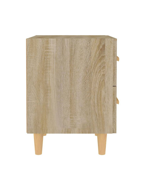 Wooden Bedside Tables 2pcs Sonoma Δρυς 40x35x47.5cm