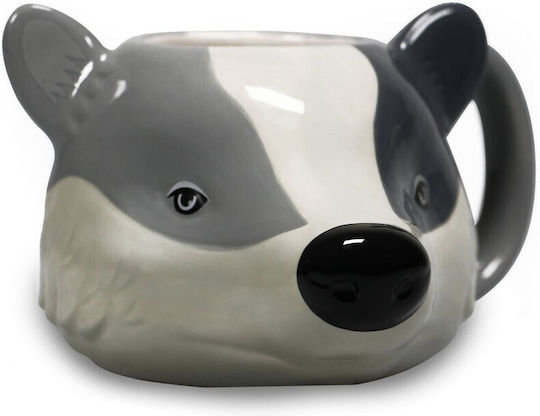 Half Moon Bay Hufflepuff Badger Becher Keramik Gray 350ml Half Moon Bay Hufflepuff Badger Becher Keramik Gray 350ml
