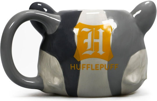 Half Moon Bay Hufflepuff Badger Чаша Керамично Сив 350мл