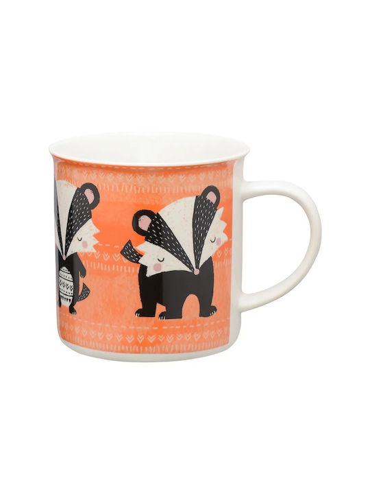 Price & Kensington Woodland Animals Κούπα από Πορσελάνη Πολύχρωμη 380ml 2τμχ