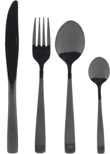 Salter Set de Tacâmuri Inoxidabil Negre 16buc