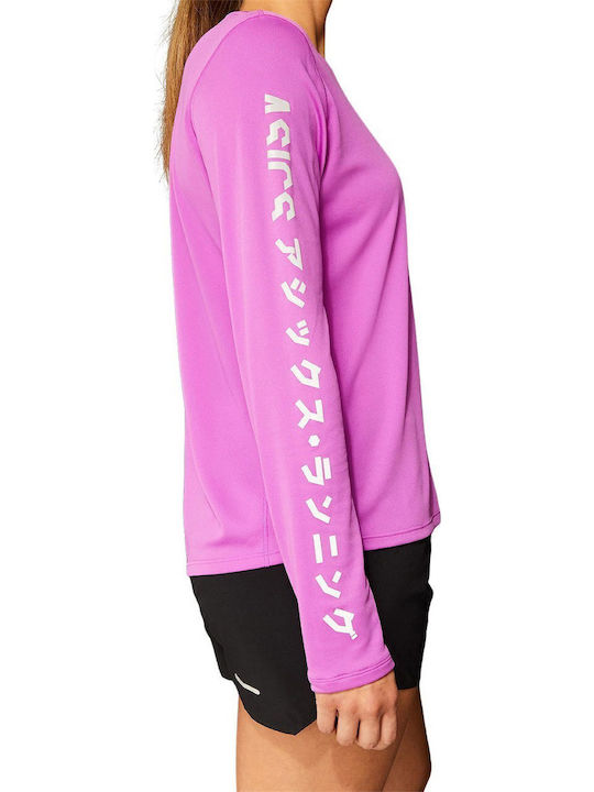 Katakana Damen Bluse Kurzärmelig Fuchsie