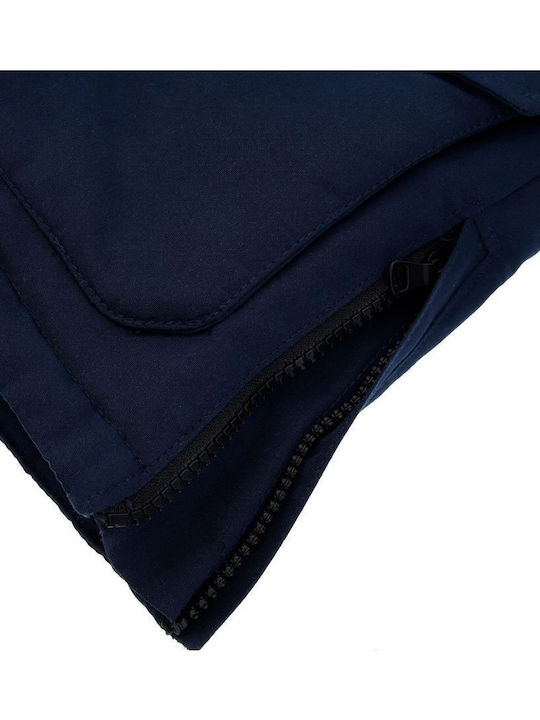 Kids Coat Parka Long Hooded Blue