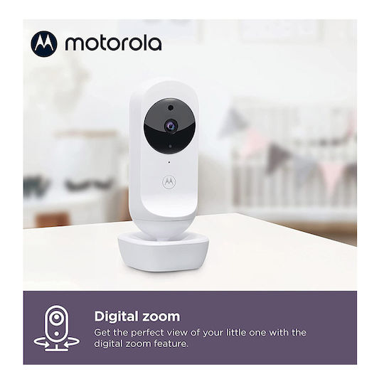 Motorola VM44 Wireless Baby Monitor with Camera & Screen 4.3" , Two-way Communication & Lullabies