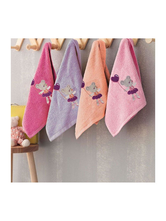 Palamaiki Set of baby towels 4pcs Lulu Purple Weight 380gr/m² 9-030084-004