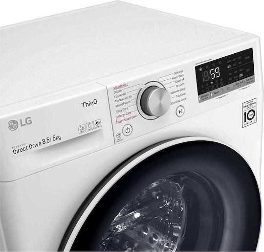 LG Πλυντήριο-Στεγνωτήριο Ρούχων 9kg/6kg 1400 Στροφές με Wi-Fi