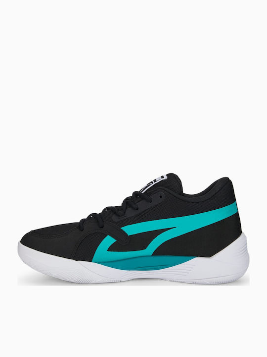 TRC Blaze Court Χαμηλά Μπασκετικά Παπούτσια Μαύρα